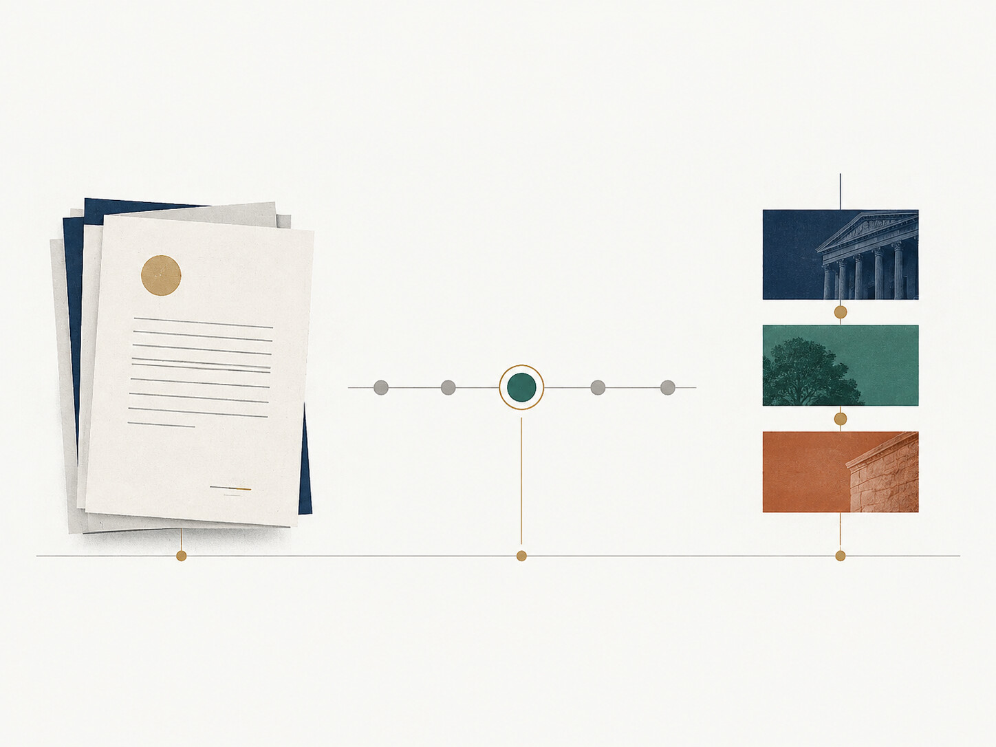 Ilustración editorial: una publicación, un procedimiento con sus hitos y una intervención institucional, tres formatos que llegan al mismo punto de partida